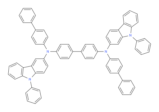 N4,N4'-di([1,1'-biphenyl]-4-yl)-N4-(9-phenyl-9H-carbazol-2-yl)-N4'-(9-phenyl-9H-carbazol-3-yl)-[1,1'-biphenyl]-4,4'-diamine