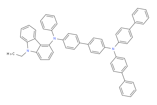 N4,N4-di([1,1'-biphenyl]-4-yl)-N4'-(9-ethyl-9H-carbazol-4-yl)-N4'-phenyl-[1,1'-biphenyl]-4,4'-diamine