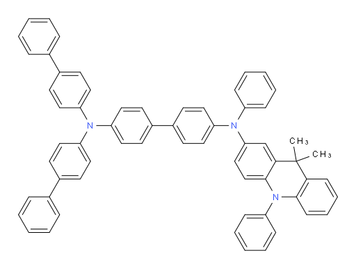 N4,N4-di([1,1'-biphenyl]-4-yl)-N4'-(9,9-dimethyl-10-phenyl-9,10-dihydroacridin-2-yl)-N4'-phenyl-[1,1'-biphenyl]-4,4'-diamine