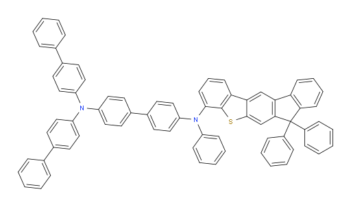 N4,N4-di([1,1'-biphenyl]-4-yl)-N4'-(7,7-diphenyl-7H-benzo[b]fluoreno[3,2-d]thiophen-4-yl)-N4'-phenyl-[1,1'-biphenyl]-4,4'-diamine