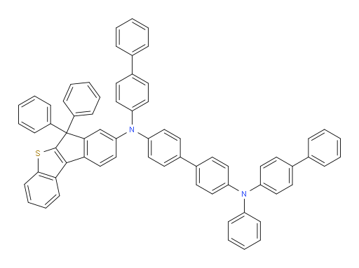 N4,N4'-di([1,1'-biphenyl]-4-yl)-N4-(6,6-diphenyl-6H-benzo[b]indeno[1,2-d]thiophen-8-yl)-N4'-phenyl-[1,1'-biphenyl]-4,4'-diamine