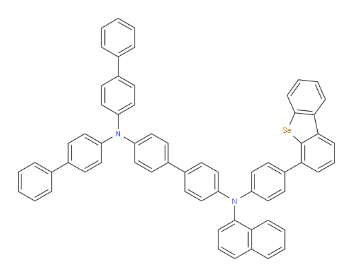 N4,N4-di([1,1'-biphenyl]-4-yl)-N4'-(4-(dibenzo[b,d]selenophen-4-yl)phenyl)-N4'-(naphthalen-1-yl)-[1,1'-biphenyl]-4,4'-diamine