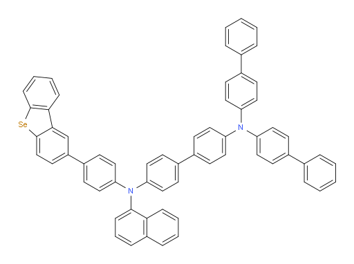N4,N4-di([1,1'-biphenyl]-4-yl)-N4'-(4-(dibenzo[b,d]selenophen-2-yl)phenyl)-N4'-(naphthalen-1-yl)-[1,1'-biphenyl]-4,4'-diamine