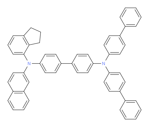 N4,N4-di([1,1'-biphenyl]-4-yl)-N4'-(2,3-dihydro-1H-inden-4-yl)-N4'-(naphthalen-2-yl)-[1,1'-biphenyl]-4,4'-diamine