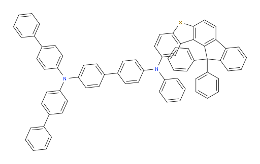 N4,N4-di([1,1'-biphenyl]-4-yl)-N4'-(12,12-diphenyl-12H-benzo[b]fluoreno[1,2-d]thiophen-2-yl)-N4'-phenyl-[1,1'-biphenyl]-4,4'-diamine