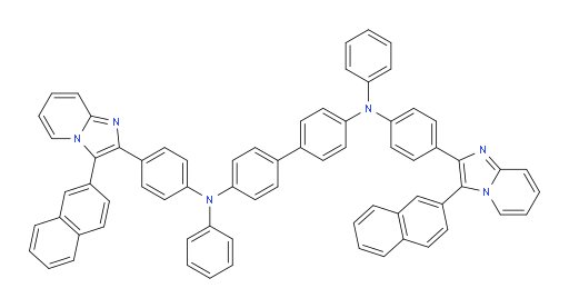 N4,N4'-bis(4-(3-(naphthalen-2-yl)imidazo[1,2-a]pyridin-2-yl)phenyl)-N4,N4'-diphenyl-[1,1'-biphenyl]-4,4'-diamine
