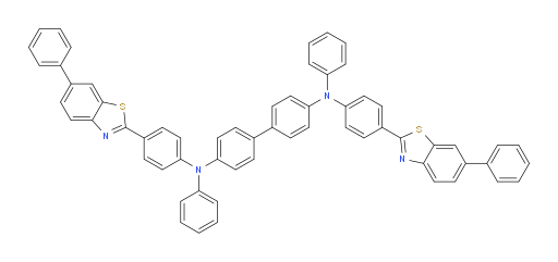 N4,N4'-diphenyl-N4,N4'-bis(4-(6-phenylbenzo[d]thiazol-2-yl)phenyl)-[1,1'-biphenyl]-4,4'-diamine