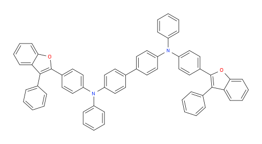 N4,N4'-diphenyl-N4,N4'-bis(4-(3-phenylbenzofuran-2-yl)phenyl)-[1,1'-biphenyl]-4,4'-diamine