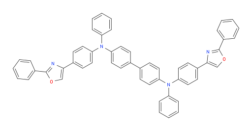 N4,N4'-diphenyl-N4,N4'-bis(4-(2-phenyloxazol-4-yl)phenyl)-[1,1'-biphenyl]-4,4'-diamine