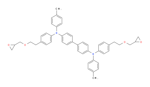 N4,N4'-bis(4-(2-(oxiran-2-ylmethoxy)ethyl)phenyl)-N4,N4'-di-p-tolyl-[1,1'-biphenyl]-4,4'-diamine