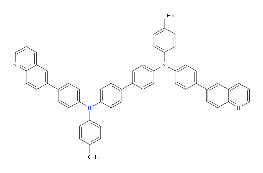 N4,N4'-bis(4-(quinolin-6-yl)phenyl)-N4,N4'-di-p-tolyl-[1,1'-biphenyl]-4,4'-diamine
