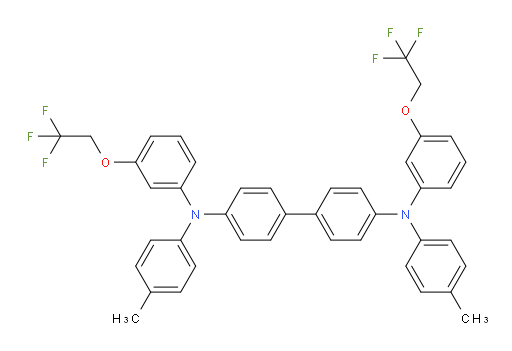 N4,N4'-di-p-tolyl-N4,N4'-bis(3-(2,2,2-trifluoroethoxy)phenyl)-[1,1'-biphenyl]-4,4'-diamine