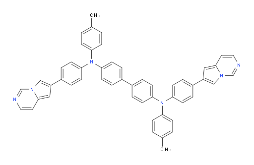 N4,N4'-bis(4-(pyrrolo[1,2-c]pyrimidin-6-yl)phenyl)-N4,N4'-di-p-tolyl-[1,1'-biphenyl]-4,4'-diamine