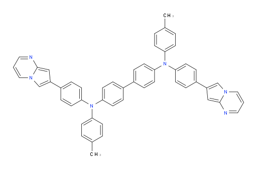 N4,N4'-bis(4-(pyrrolo[1,2-a]pyrimidin-7-yl)phenyl)-N4,N4'-di-p-tolyl-[1,1'-biphenyl]-4,4'-diamine