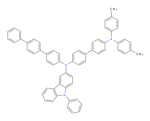 N4-([1,1':4',1''-terphenyl]-4-yl)-N4-(9-phenyl-9H-carbazol-3-yl)-N4',N4'-di-p-tolyl-[1,1'-biphenyl]-4,4'-diamine