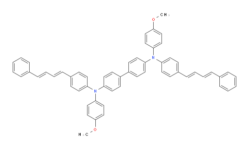 N4,N4'-bis(4-methoxyphenyl)-N4,N4'-bis(4-((1E,3E)-4-phenylbuta-1,3-dien-1-yl)phenyl)-[1,1'-biphenyl]-4,4'-diamine