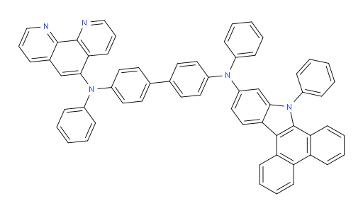 N4-(1,10-phenanthrolin-5-yl)-N4,N4'-diphenyl-N4'-(9-phenyl-9H-dibenzo[a,c]carbazol-11-yl)-[1,1'-biphenyl]-4,4'-diamine