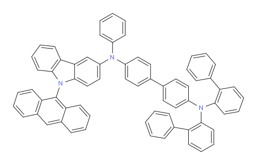 N4,N4-di([1,1'-biphenyl]-2-yl)-N4'-(9-(anthracen-9-yl)-9H-carbazol-3-yl)-N4'-phenyl-[1,1'-biphenyl]-4,4'-diamine