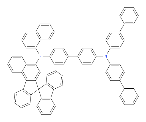 N4,N4-di([1,1'-biphenyl]-4-yl)-N4'-(naphthalen-1-yl)-N4'-(spiro[benzo[c]fluorene-7,9'-fluoren]-5-yl)-[1,1'-biphenyl]-4,4'-diamine