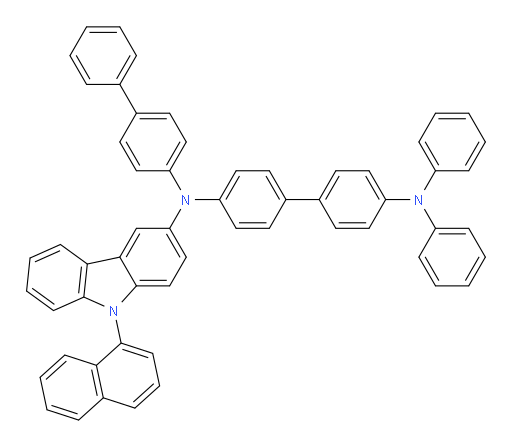 N4-([1,1'-biphenyl]-4-yl)-N4-(9-(naphthalen-1-yl)-9H-carbazol-3-yl)-N4',N4'-diphenyl-[1,1'-biphenyl]-4,4'-diamine