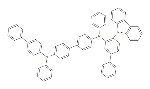 N4-(4-(9H-carbazol-9-yl)-[1,1'-biphenyl]-3-yl)-N4'-([1,1'-biphenyl]-4-yl)-N4,N4'-diphenyl-[1,1'-biphenyl]-4,4'-diamine