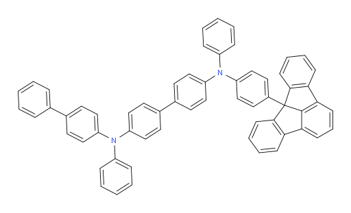 N4-(4-(7bH-indeno[1,2,3-jk]fluoren-7b-yl)phenyl)-N4'-([1,1'-biphenyl]-4-yl)-N4,N4'-diphenyl-[1,1'-biphenyl]-4,4'-diamine