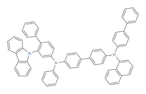 N4-(2-(9H-carbazol-9-yl)-[1,1'-biphenyl]-4-yl)-N4'-([1,1'-biphenyl]-4-yl)-N4'-(naphthalen-1-yl)-N4-phenyl-[1,1'-biphenyl]-4,4'-diamine