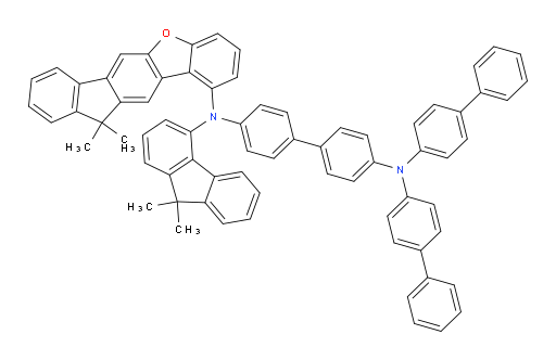 N4,N4-di([1,1'-biphenyl]-4-yl)-N4'-(11,11-dimethyl-11H-fluoreno[3,2-b]benzofuran-1-yl)-N4'-(9,9-dimethyl-9H-fluoren-4-yl)-[1,1'-biphenyl]-4,4'-diamine