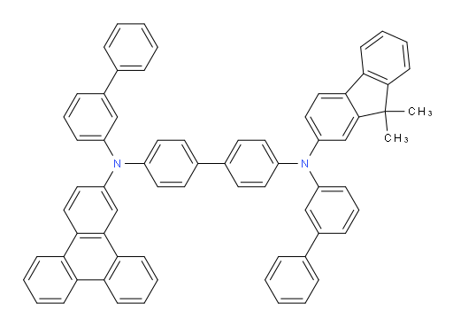 N4,N4'-di([1,1'-biphenyl]-3-yl)-N4-(9,9-dimethyl-9H-fluoren-2-yl)-N4'-(triphenylen-2-yl)-[1,1'-biphenyl]-4,4'-diamine