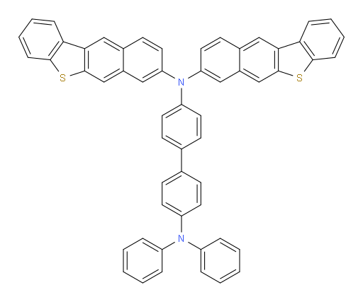 N4,N4-bis(benzo[b]naphtho[2,3-d]thiophen-8-yl)-N4',N4'-diphenyl-[1,1'-biphenyl]-4,4'-diamine