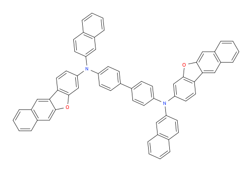 N4,N4'-di(naphthalen-2-yl)-N4,N4'-bis(naphtho[2,3-b]benzofuran-3-yl)-[1,1'-biphenyl]-4,4'-diamine