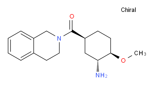 ((1S,3R,4R)-3-amino-4-methoxycyclohexyl)(3,4-dihydroisoquinolin-2(1H)-yl)methanone