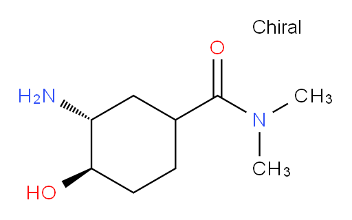 (3R,4R)-3-amino-4-hydroxy-N,N-dimethylcyclohexanecarboxamide