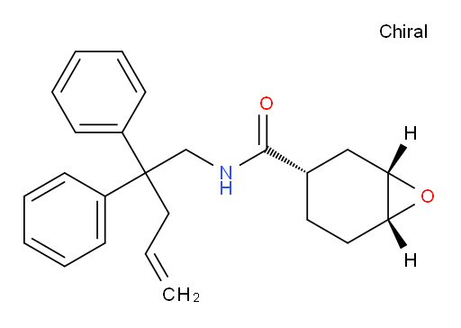 (1S,3S,6R)-N-(2,2-diphenylpent-4-en-1-yl)-7-oxabicyclo[4.1.0]heptane-3-carboxamide