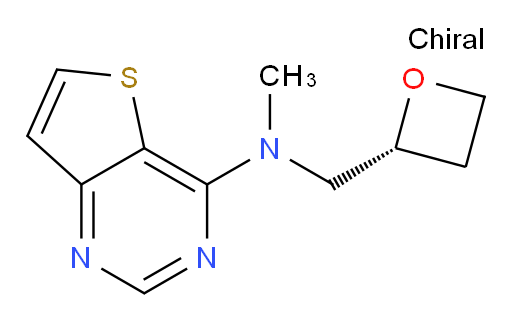 (R)-N-methyl-N-(oxetan-2-ylmethyl)thieno[3,2-d]pyrimidin-4-amine