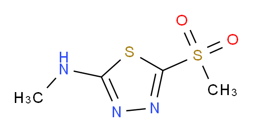 N-methyl-5-(methylsulfonyl)-1,3,4-thiadiazol-2-amine