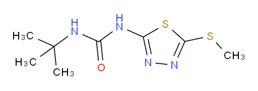 1-(tert-butyl)-3-(5-(methylthio)-1,3,4-thiadiazol-2-yl)urea