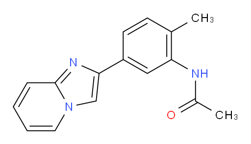 N-(5-(imidazo[1,2-a]pyridin-2-yl)-2-methylphenyl)acetamide