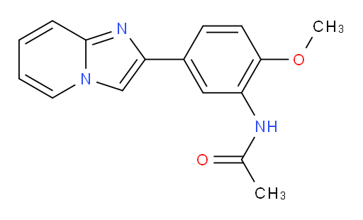 N-(5-(imidazo[1,2-a]pyridin-2-yl)-2-methoxyphenyl)acetamide