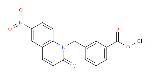 methyl 3-((6-nitro-2-oxoquinolin-1(2H)-yl)methyl)benzoate