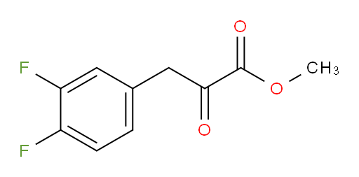 methyl 3-(3,4-difluorophenyl)-2-oxopropanoate