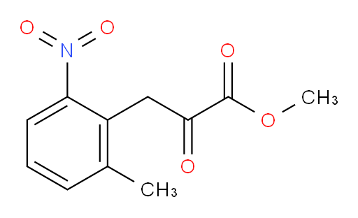 methyl 3-(2-methyl-6-nitrophenyl)-2-oxopropanoate