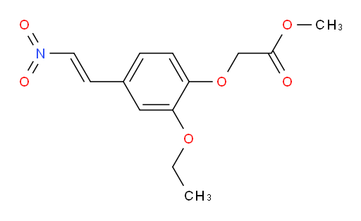 (E)-methyl 2-(2-ethoxy-4-(2-nitrovinyl)phenoxy)acetate