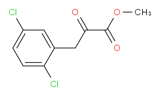 methyl 3-(2,5-dichlorophenyl)-2-oxopropanoate