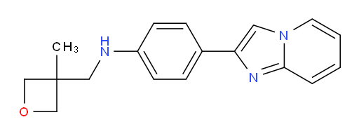 4-(imidazo[1,2-a]pyridin-2-yl)-N-((3-methyloxetan-3-yl)methyl)aniline