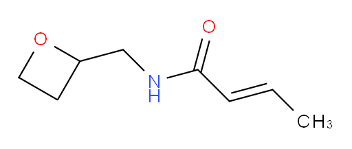 (E)-N-(oxetan-2-ylmethyl)but-2-enamide