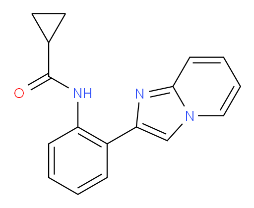 N-(2-(imidazo[1,2-a]pyridin-2-yl)phenyl)cyclopropanecarboxamide