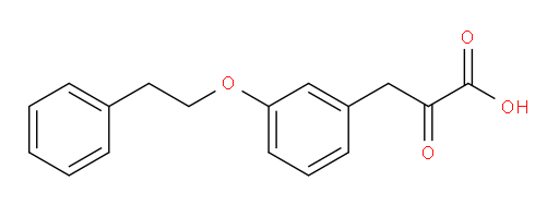 2-oxo-3-(3-phenethoxyphenyl)propanoic acid