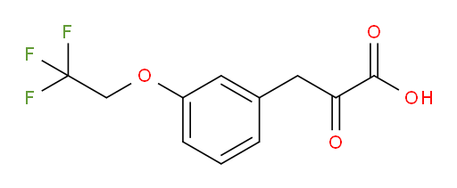 2-oxo-3-(3-(2,2,2-trifluoroethoxy)phenyl)propanoic acid