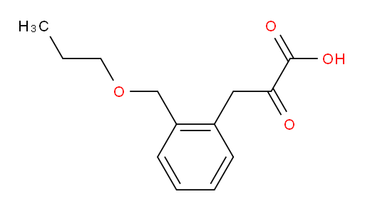 2-oxo-3-(2-(propoxymethyl)phenyl)propanoic acid